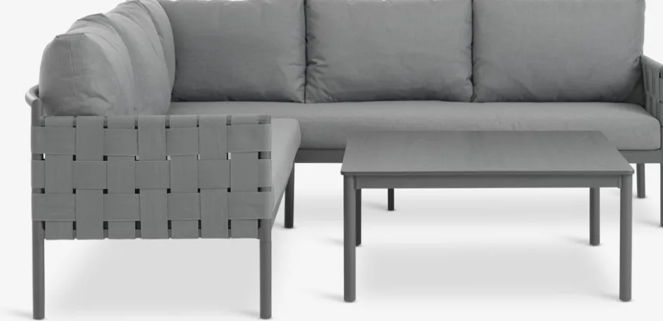 IANOEnsemble lounge IANO 5 personnes gris-JUTLANDIA Sale