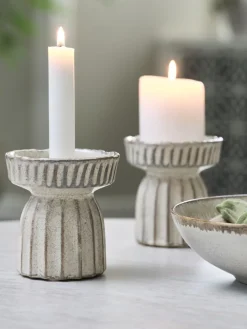 INGARBougeoir INGAR Ø10xH11cm blanc-JYSK Online