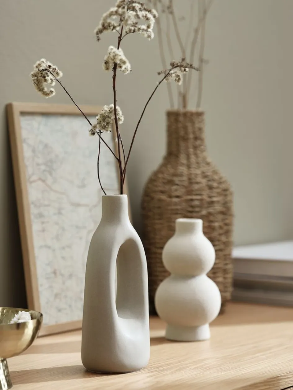 INGEMARVase INGEMAR Ø8xH20cm gris-JYSK