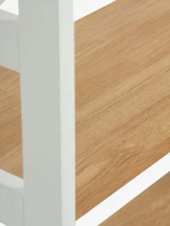 INTRUPÉtagère INTRUP 6 tablettes larges blanc/chêne naturel-Royal Oak Clearance