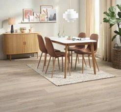 JEGIND + JONSTRUPJEGIND L130 table blanc + 4 JONSTRUP chaises cognac-JYSK Hot