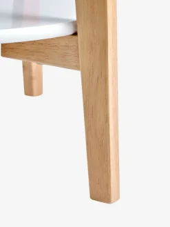 JEGINDTable basse JEGIND Ø80 1 tablette blanc/coloris chêne nat.-JYSK Best