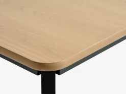 JEGINDTable JEGIND 80x130 coloris chêne naturel/noir-JYSK Outlet