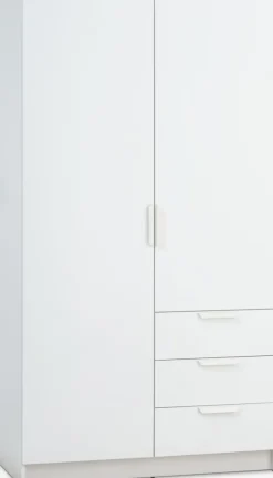 JENSLEVArmoire JENSLEV 96x176 2 portes 3 tiroirs-JYSK Best