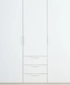 JENSLEVArmoire JENSLEV 144x176 3 portes 3 tiroirs-JYSK Hot