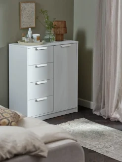 JENSLEVCommode 4 tiroirs 1 porte JENSLEV-JYSK New