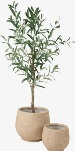 JERPEBac à fleurs JERPE Ø31/21 naturel 2pcs/lot-JYSK Best