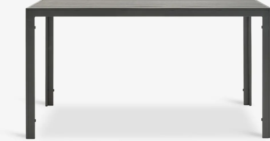 JERSORE + LEKNESJERSORE L140 table + 4 LEKNES chaises noir-JYSK New