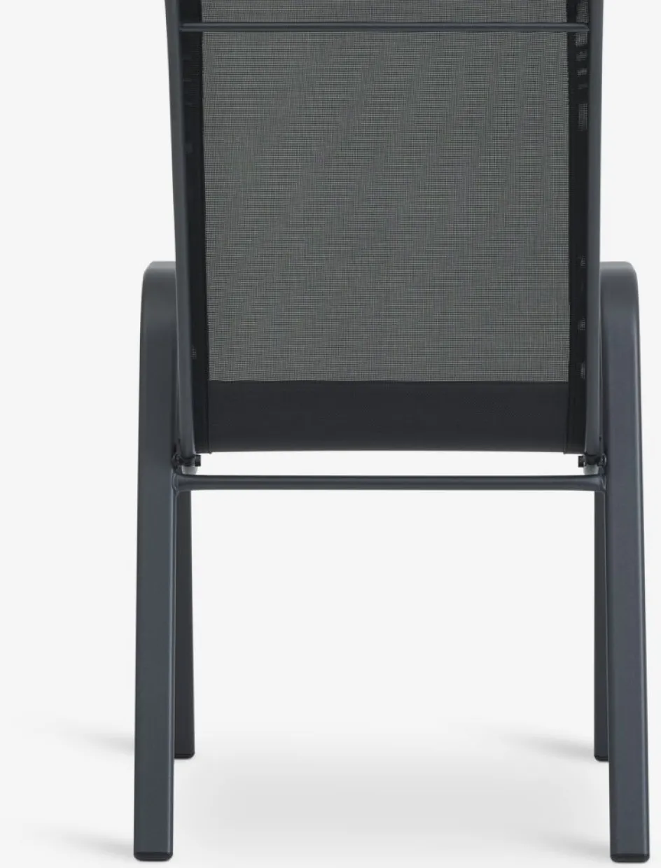 JERSORE + LEKNESJERSORE L140 table + 4 LEKNES chaises noir-JYSK New