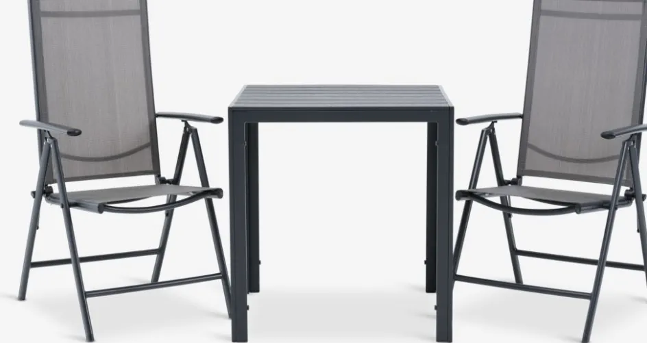 JERSORE + MELLBYJERSORE L70 table + 2 MELLBY chaises noir-JYSK Sale