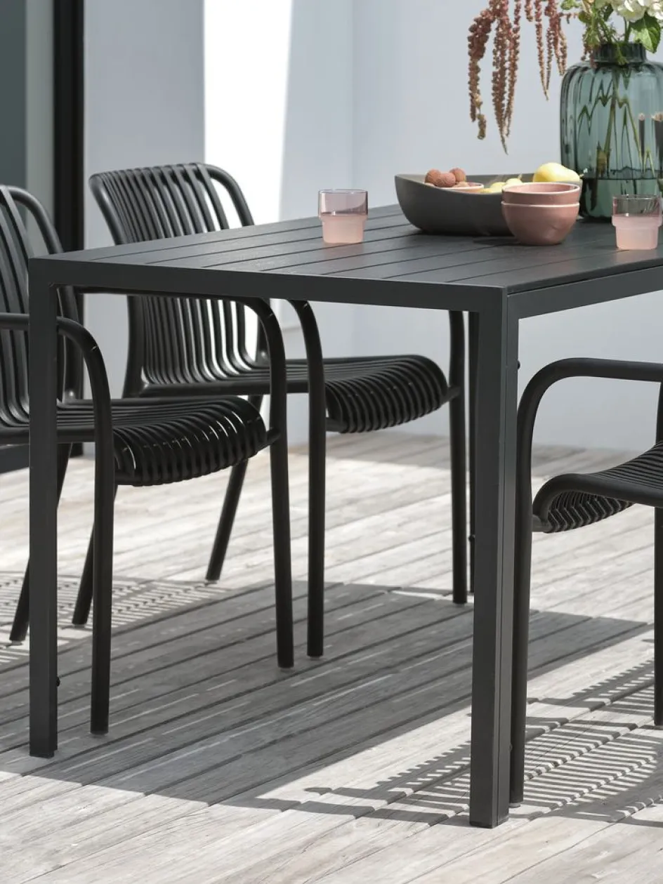 JERSORETable de jardin JERSORE l80xL140 noir-JYSK