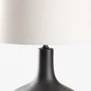 JOACHIMLampe de table JOACHIM Ø27xH54cm beige/noir-JYSK