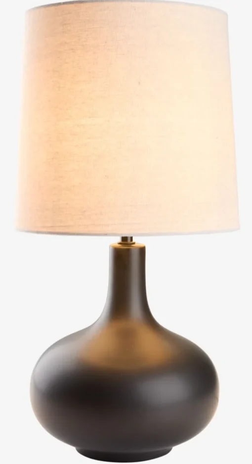 JOACHIMLampe de table JOACHIM Ø27xH54cm beige/noir-JYSK