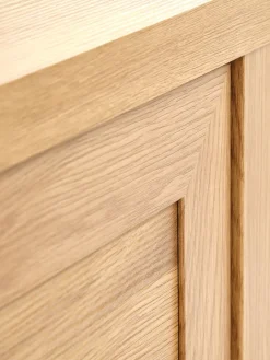 JUNGENBuffet JUNGEN 2 portes 3 tiroirs coloris chêne-JYSK Discount