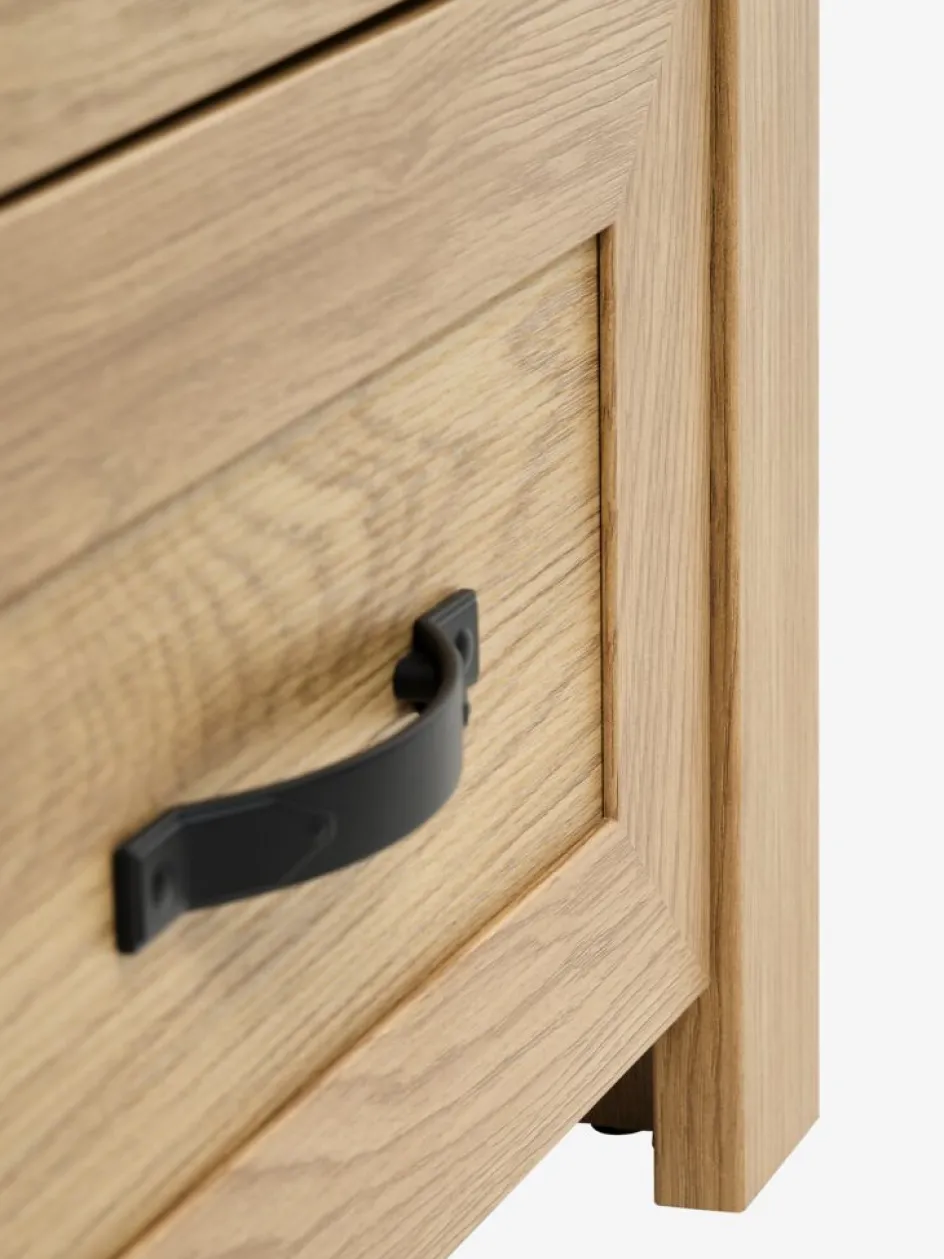 JUNGENVitrine JUNGEN 2 portes 1 tiroir coloris chêne chaud-JYSK Best