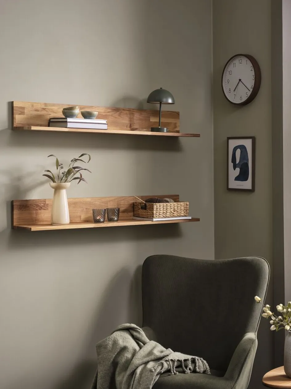 JYSTEDÉtagère murale JYSTED 110 cm chêne naturel-Royal Oak Best