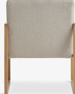 KALUNDBORGFauteuil KALUNDBORG tissu sable/chêne naturel-Royal Oak Sale