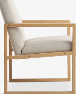 KALUNDBORGFauteuil KALUNDBORG tissu sable/chêne naturel-Royal Oak Sale