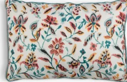 KAMILLECoussin KAMILLE 35x50 blanc/pétrole-JYSK