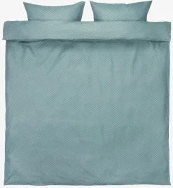 KARENBasicParure de lit Seersucker KAREN 240x220 turquoise-JYSK Online