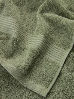 KARLSTADGoldGant de toilette KARLSTAD 15x21 vert armée-KRONBORG Clearance