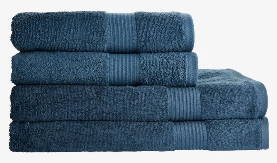 KARLSTADGoldServiette de toilette KARLSTAD 50x100 marine-KRONBORG Hot