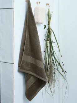 KARLSTADGoldServiette de toilette KARLSTAD 50x100 olive-KRONBORG Hot