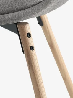 KASTRUPChaise KASTRUP tissu /chêne naturel-Royal Oak New