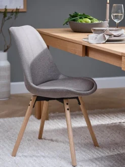 KASTRUPChaise KASTRUP tissu /chêne naturel-Royal Oak New