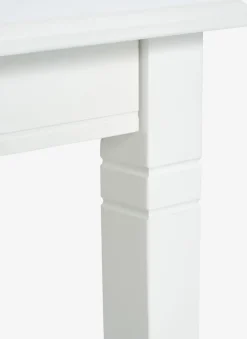 KIRKEBYTable KIRKEBY 80x130/220 blanc-JYSK Online