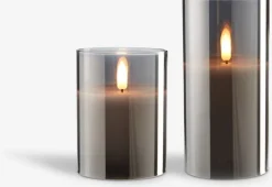 KLAUSBougie pilier LED KLAUS Ø8xH15cm gris-JYSK Clearance