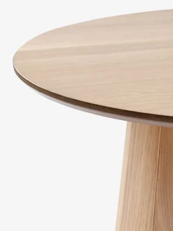 KLIPLEVTable basse KLIPLEV Ø80 coloris chêne naturel-Royal Oak