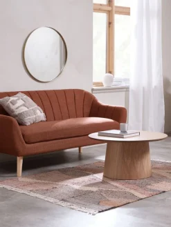 KLIPLEVTable basse KLIPLEV Ø80 coloris chêne naturel-Royal Oak