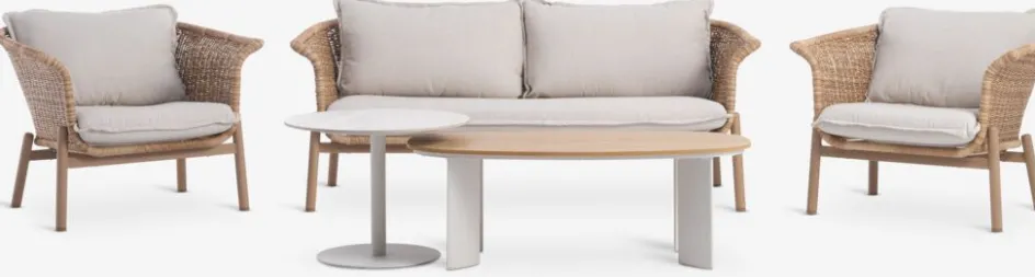 KOEPINGEnsemble lounge KOEPING 4,5 personnes naturel-JYSK Hot