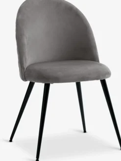 KOKKEDALChaise KOKKEDAL velours gris/noir-JYSK Online