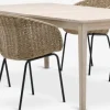 KOLLEN + TUERNEKOLLEN L205 table acacia + 4 TUERNE chaises naturel-JYSK Hot