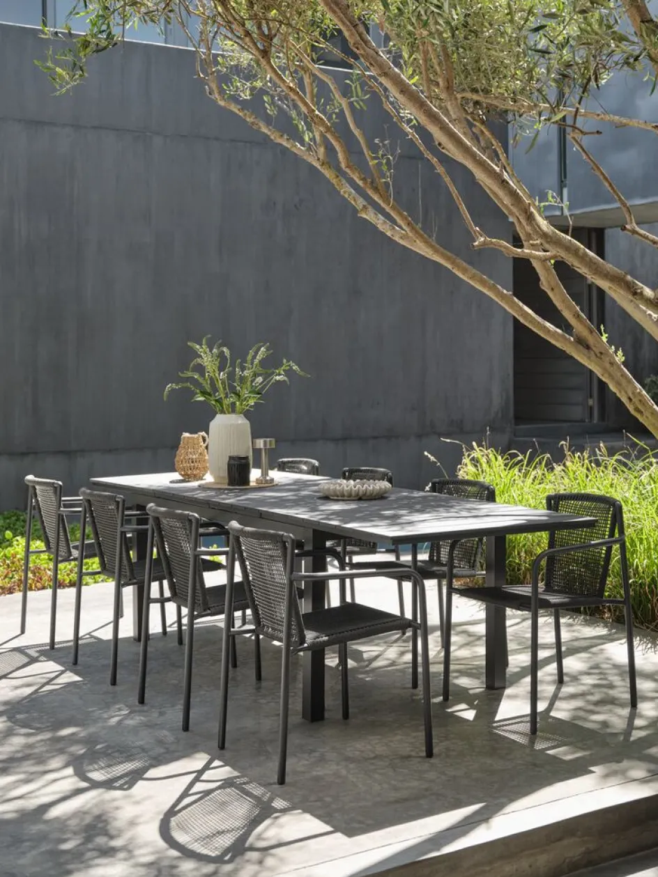 KRISTIANSTADChaise empilable KRISTIANSTAD vert foncé-JYSK