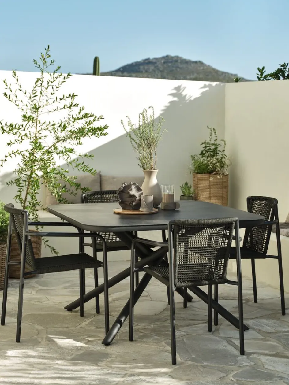 KRISTIANSTADChaise empilable KRISTIANSTAD vert foncé-JYSK