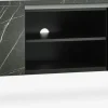 KRONDALMeuble TV KRONDAL 2 portes coloris marbre/noir-JYSK Outlet