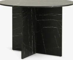 KRONDALTable KRONDAL Ø110 imitation marbre noir-JYSK Hot