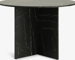 KRONDALTable KRONDAL Ø110 imitation marbre noir-JYSK Hot