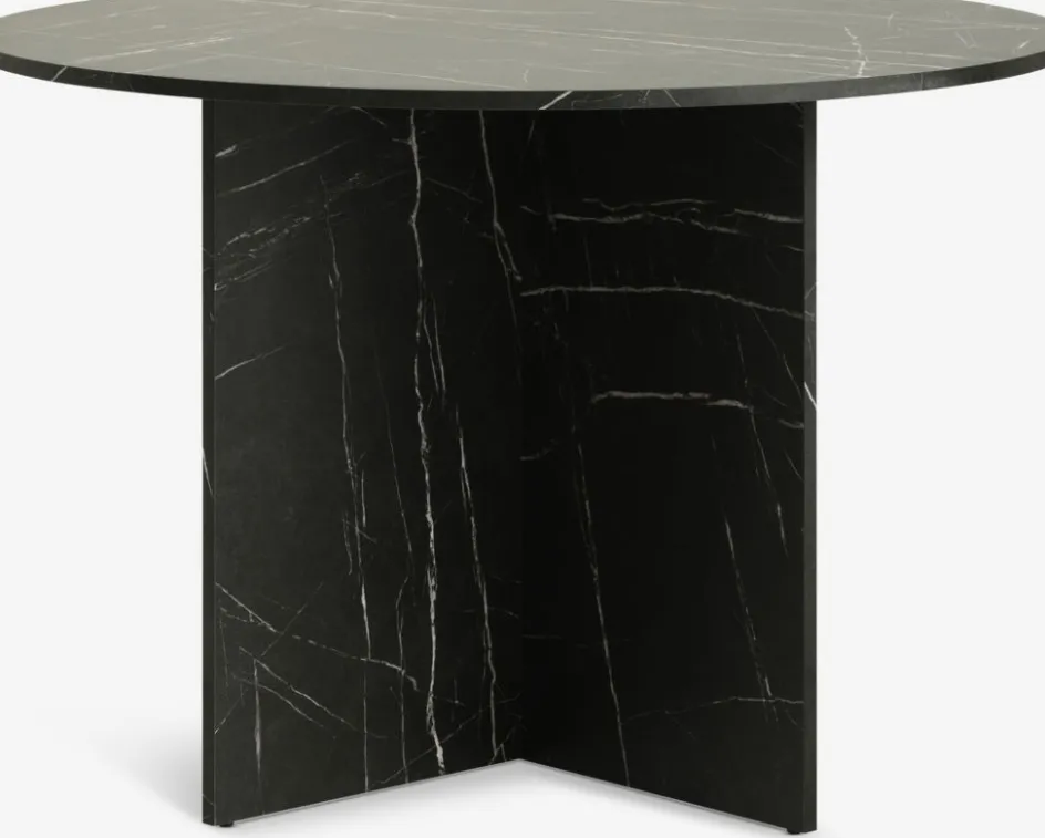 KRONDALTable KRONDAL Ø110 imitation marbre noir-JYSK Hot