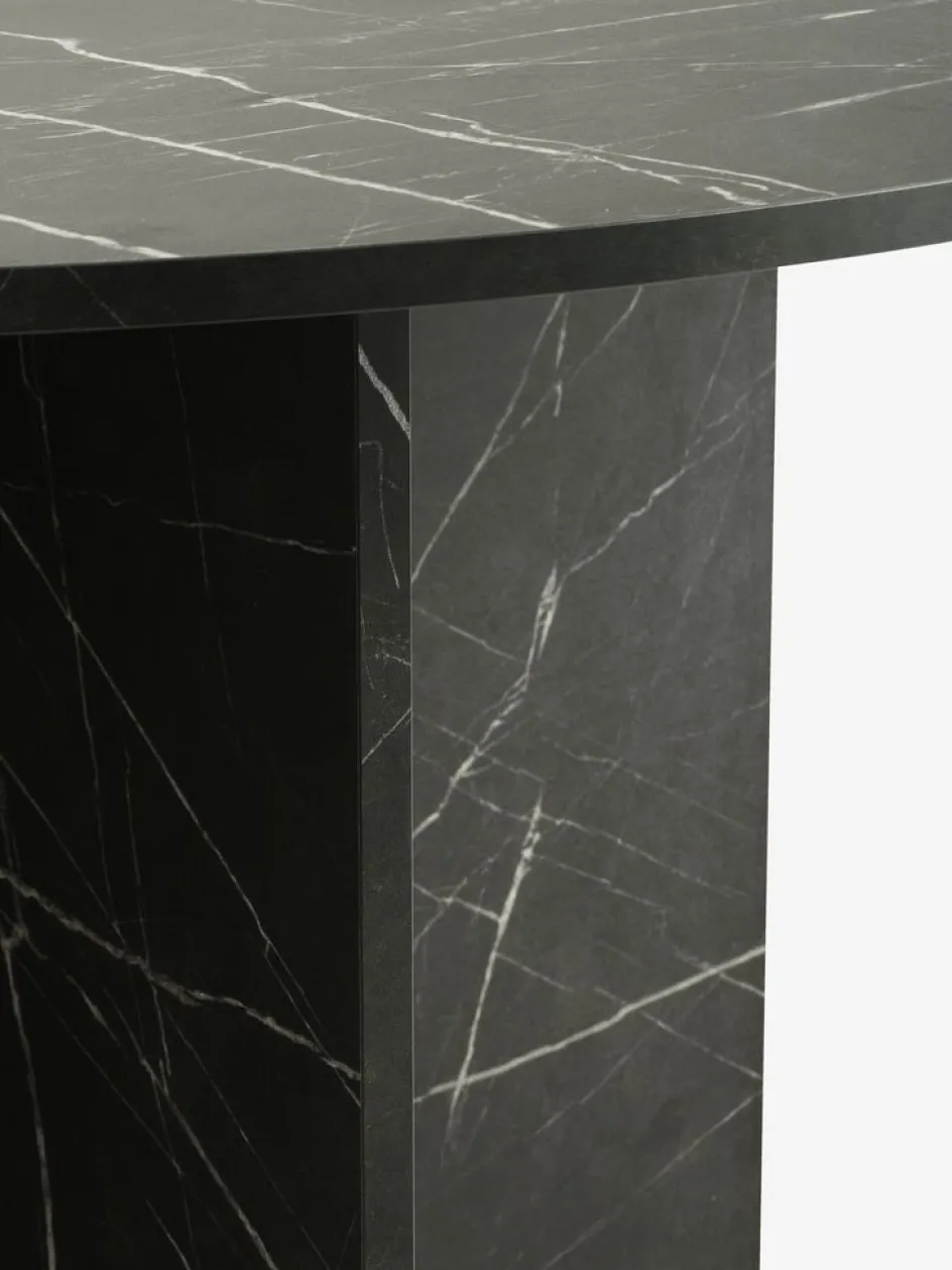 KRONDALTable KRONDAL Ø110 imitation marbre noir-JYSK Hot