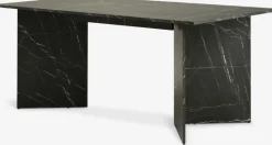 KRONDALTable KRONDAL 90x180 imitation marbre noir-JYSK Clearance