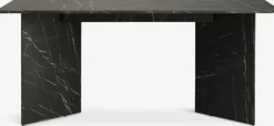KRONDALTable KRONDAL 90x180 imitation marbre noir-JYSK Clearance