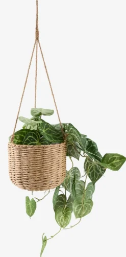 KUBBJardinière suspendue KUBB Ø24xH18 naturel-JYSK Discount