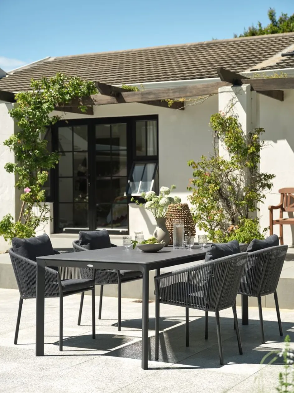 KUMLA + GILJAKUMLA L200 table + 4 GILJA chaises gris-JUTLANDIA Hot