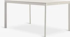 KUMLA + GILJAKUMLA L150 table + 4 GILJA chaises beige-JUTLANDIA