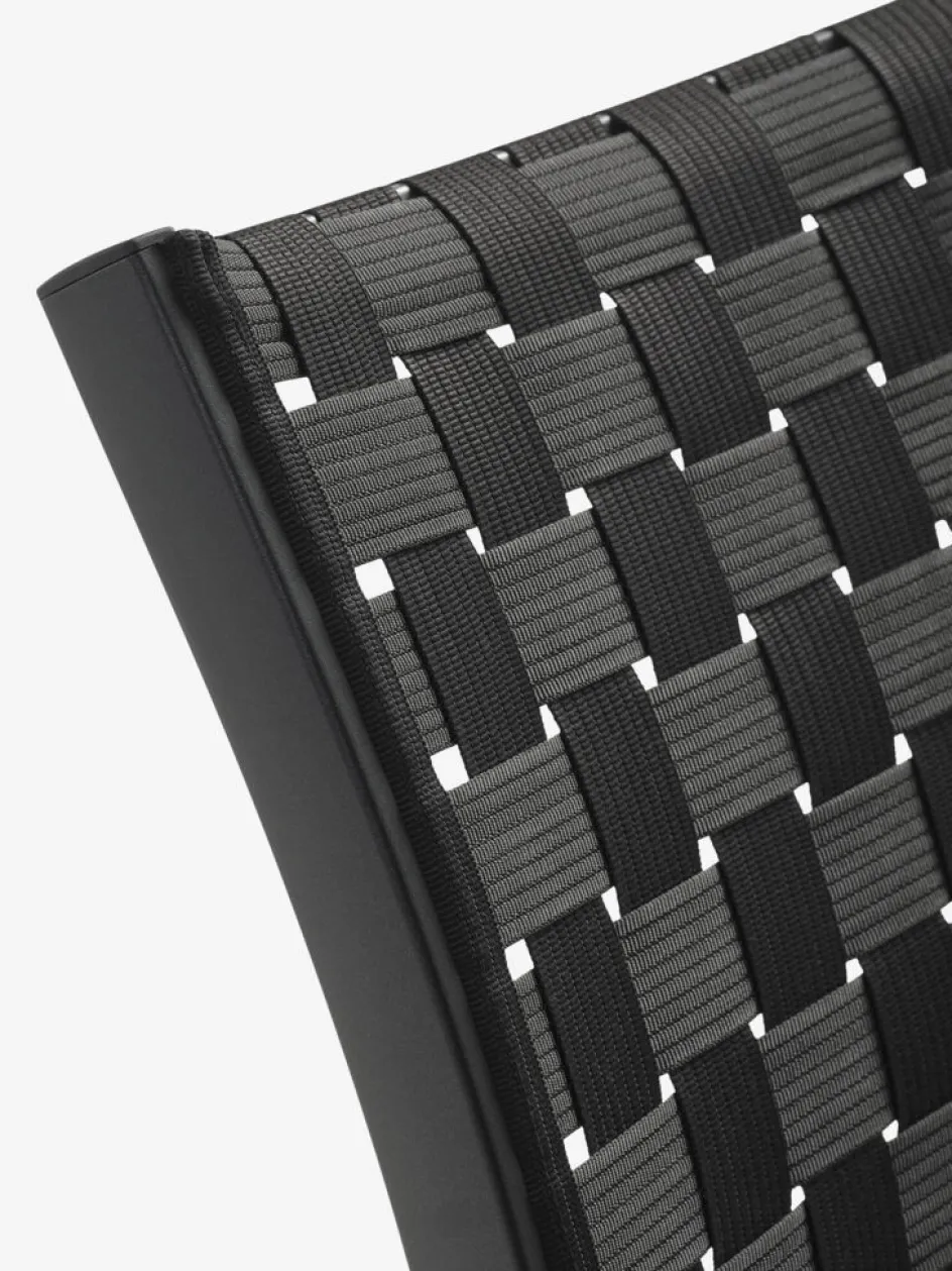 KUMLA + GLOMFJORDKUMLA L200 table gris + 4 GLOMFJORD chaises noir-JUTLANDIA New