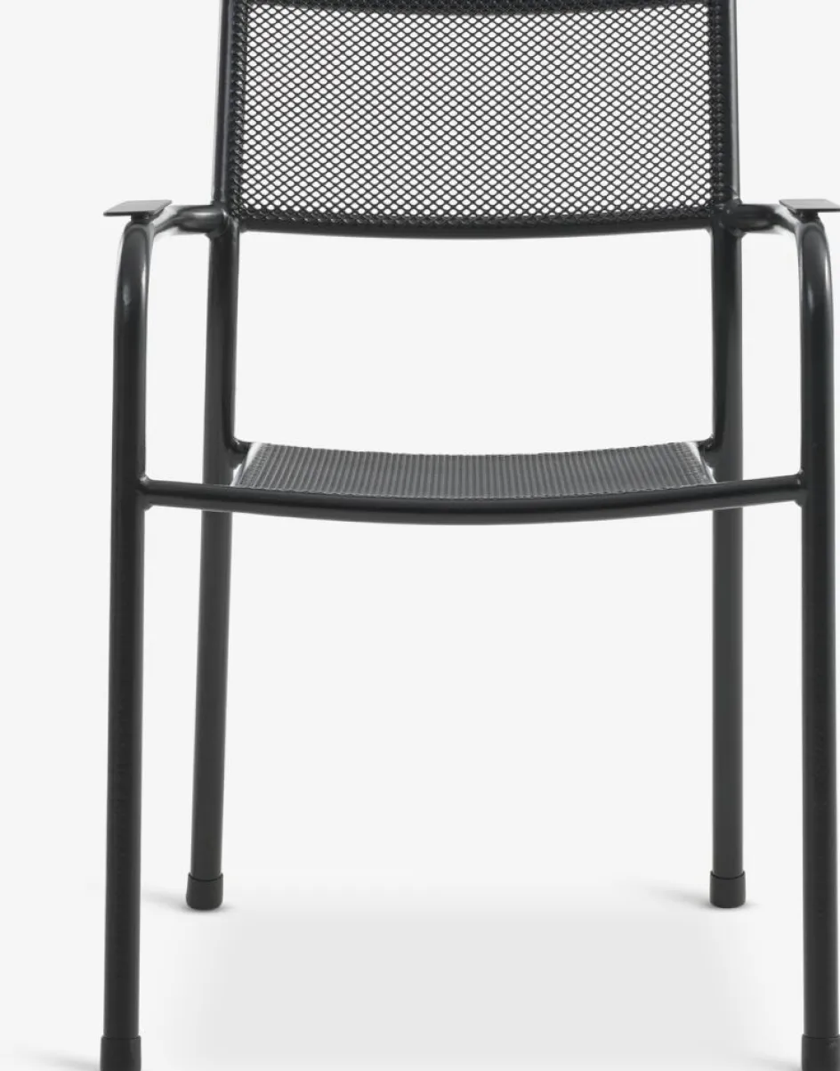 KUMLA + HEMSEDALKUMLA L150 table gris + 4 HEMSEDAL chaises noir-JUTLANDIA Best